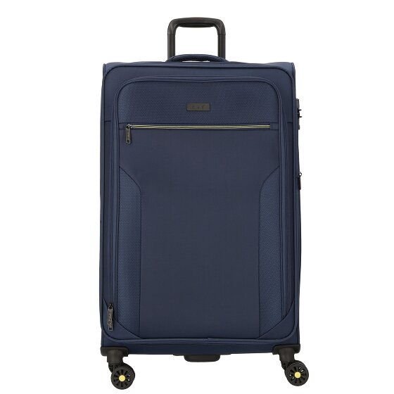 d&n Travel Line 9704 4 wheels Trolley L 78 cm with expansion pleat