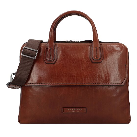 The Bridge Williamsburg briefcase leather 37 cm laptop compartment