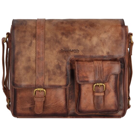 Greenland Nature Mascu & Line shoulder bag leather 30 cm