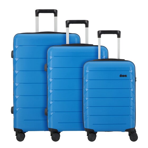 d&n Travel Line 4100 4 wheels Suitcase set 3-piece