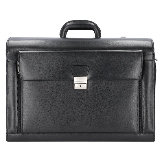 Alassio Leather pilot case 49 cm laptop compartment