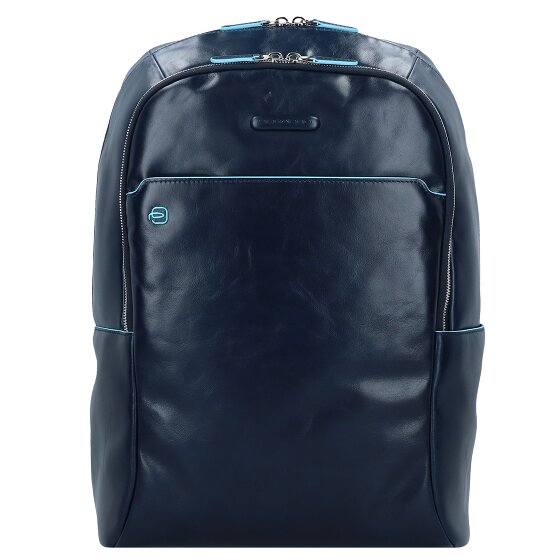 Piquadro Blue Square backpack leather 43 cm laptop compartment