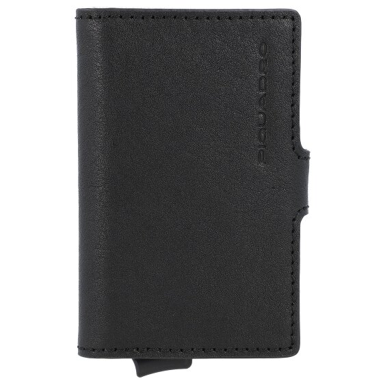 Piquadro Blue Square Credit card case Leather 10 cm
