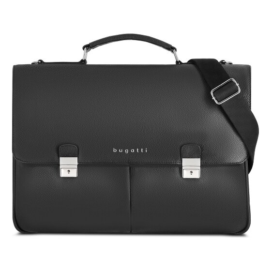 Bugatti Valencia Briefcase Genuine Leather 43 cm Laptop compartment