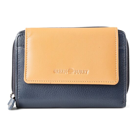 Greenburry Nappa Wallet RFID protection Leather 14 cm