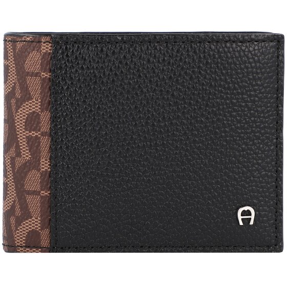 Aigner Logo wallet RFID leather 10 cm