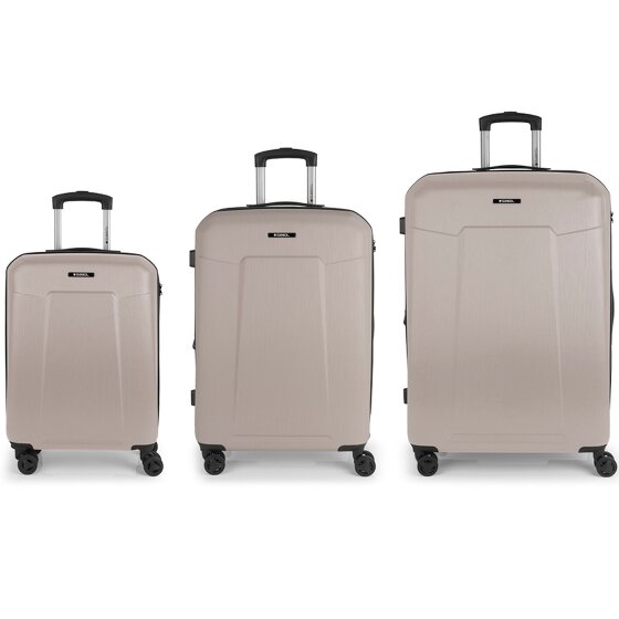 Gabol Mercury 4 wheels Suitcase set 3-piece