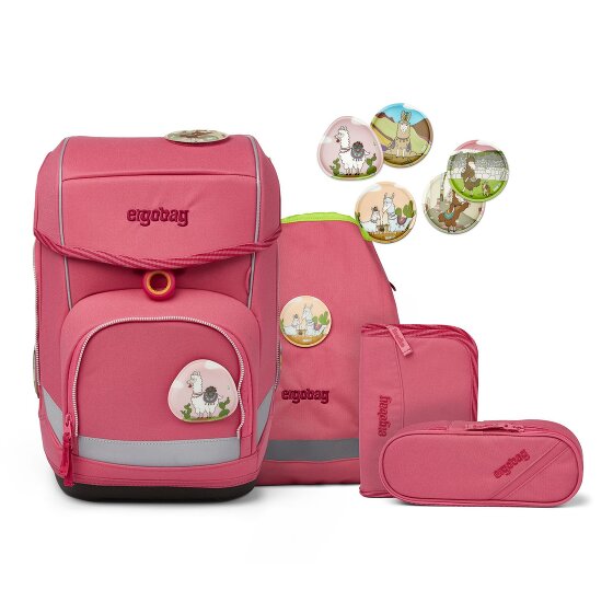 ergobag Cubo school bag set 5pcs incl. Klettie set
