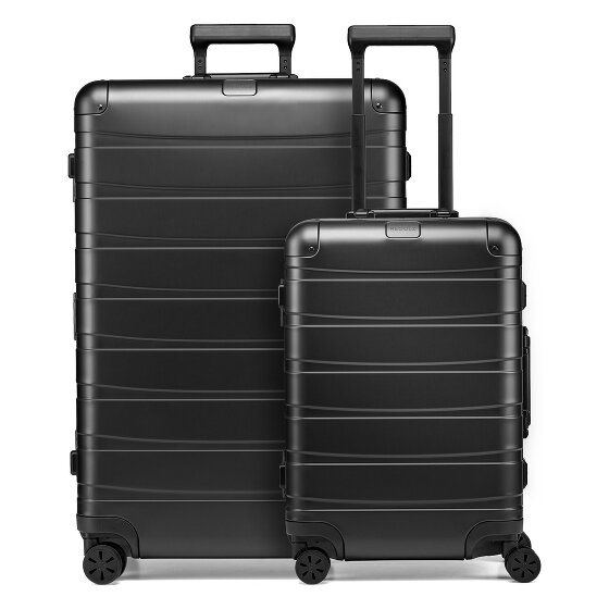 Redolz Pro Aluminum 4-Wheel Suitcase Set (S + L)