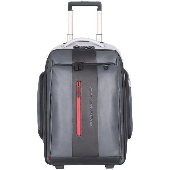Piquadro Urban 2 roll backpack trolley leather 54 cm laptop compartment