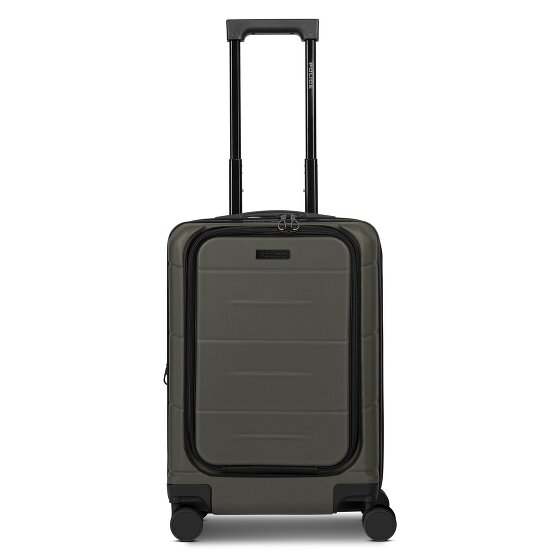 Police London 4 wheels Cabin trolley 55 cm Laptop compartment with expansion pleat