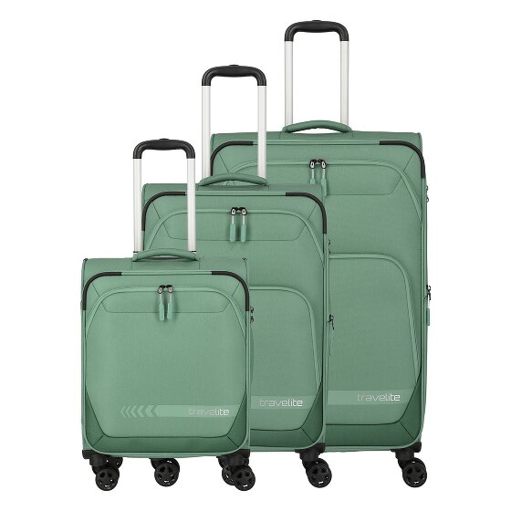 Travelite Kick Off 4 wheels Suitcase set 3-piece Expandable