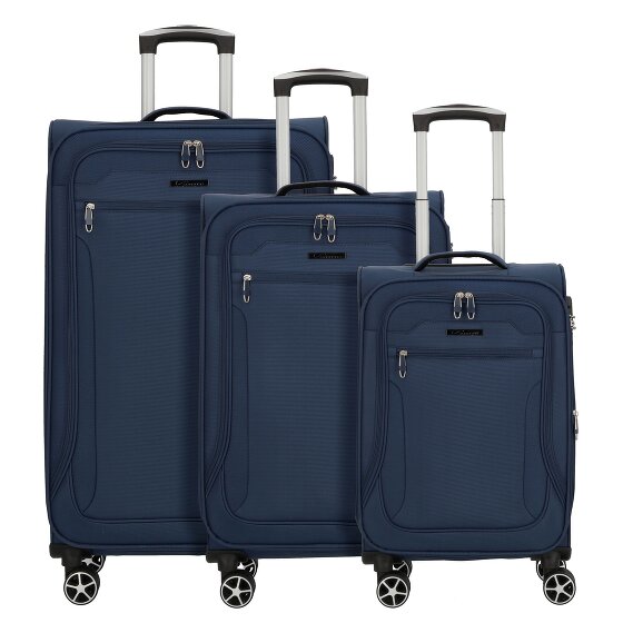 Cocoono Monterrey 4 wheels Suitcase set 3-piece with expansion pleat