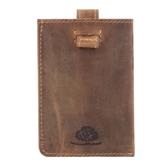 Greenburry Vintage business card case RFID leather 7 cm