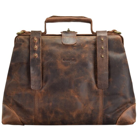 Greenland Nature Classic ironing bag doctor case leather 37 cm