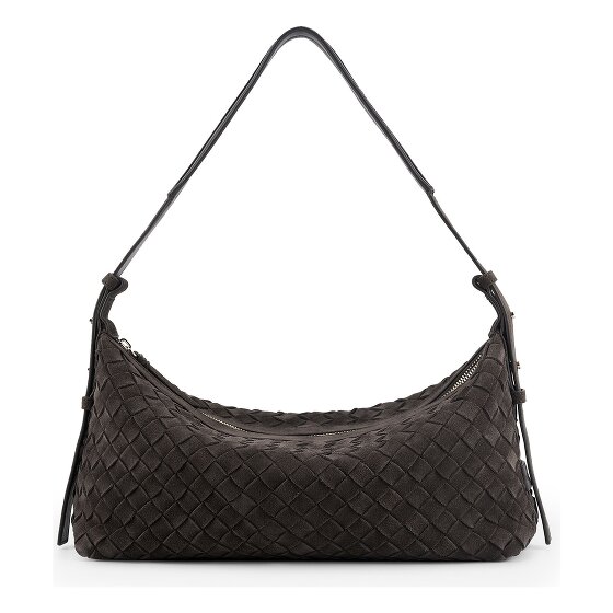 LES VISIONNAIRES Marie Shoulder Bag Genuine Leather 38 cm