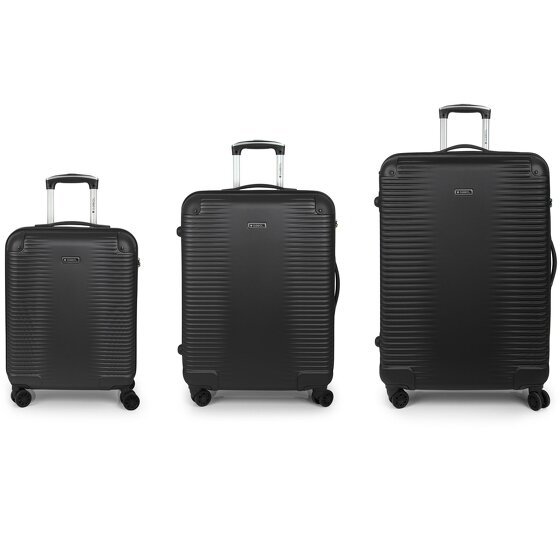 Gabol Balance XP 4 wheels Suitcase set 3-piece with expansion pleat