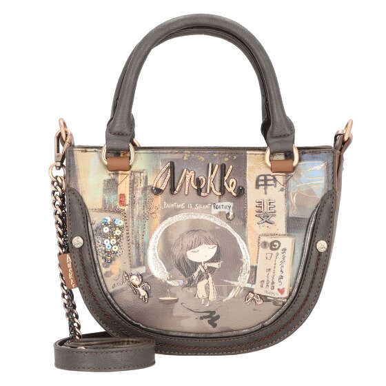 Anekke Shoen Brown Handbag 23 cm