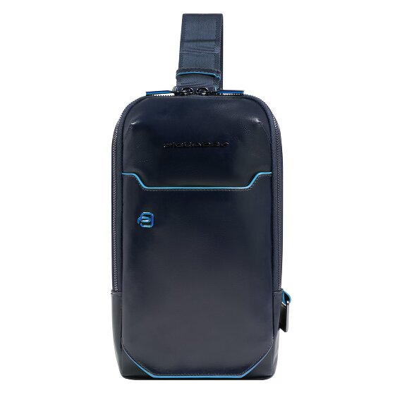 Piquadro Blue Square shoulder bag leather 28 cm