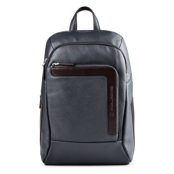Piquadro Daypack Genuine Leather 39 cm Laptop compartment