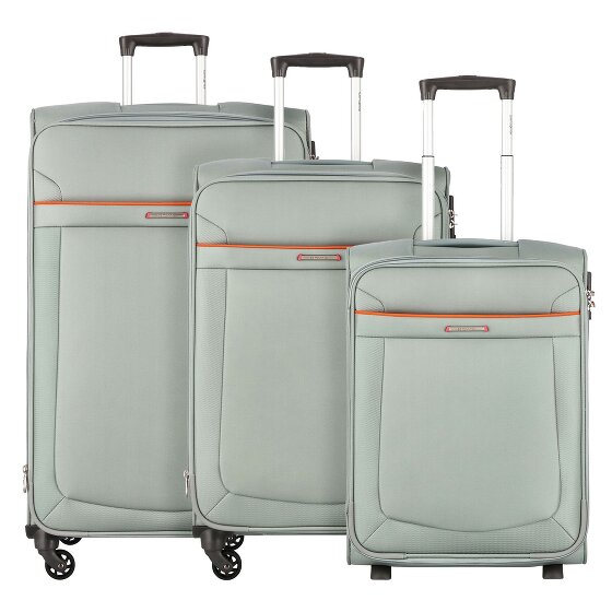 Samsonite Anafi 4-wheel suitcase set, 3-piece with expansion fold, super light