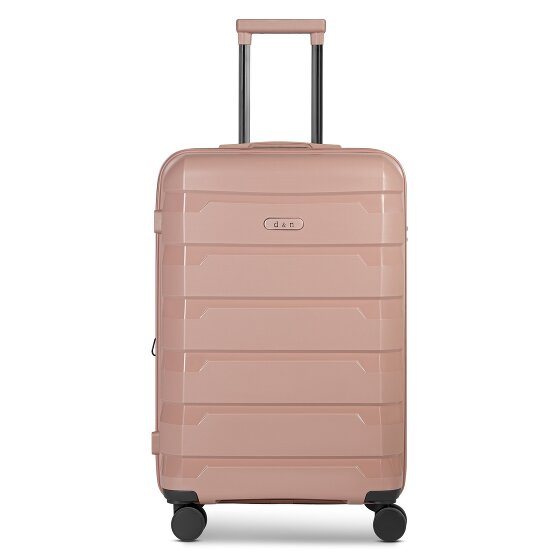 d&n South Dakota 4 wheels Trolley M 66 cm with expansion pleat