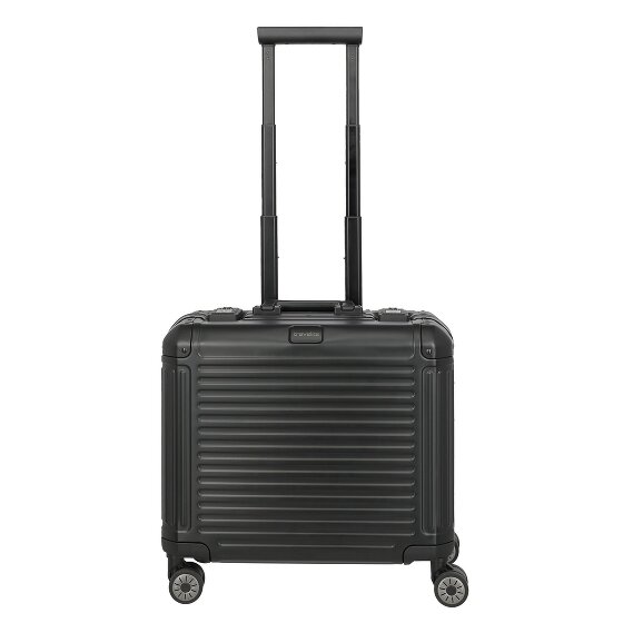 Travelite Next 4-Wheel Aluminum Wheeled Briefcase, 43 cm