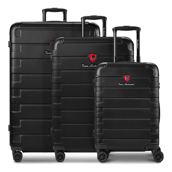 Tonino Lamborghini Tonino Lamborghini Milano Trolley 3-SET with expansion fold and XL Trunk