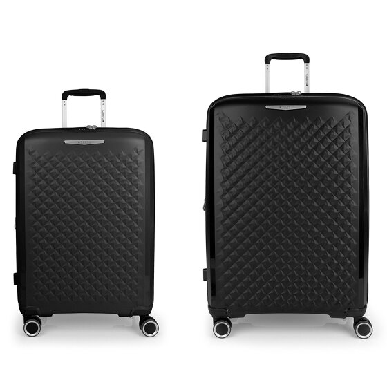 Gabol Queens 4 wheels Suitcase set 2-piece with expansion pleat Gabol Queens 4 wheels Suitcase set 2-piece with expansion pleat
