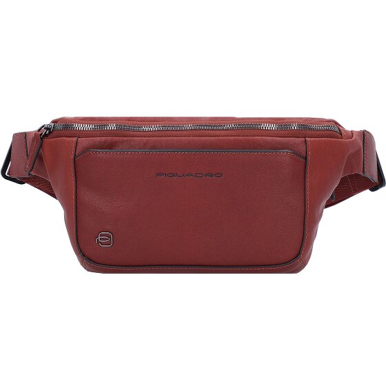 Piquadro Black Square fanny pack leather 31 cm