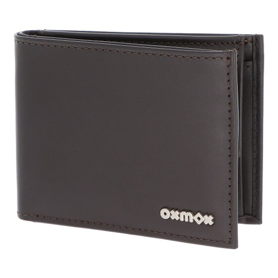 oxmox Leather Wallet RFID protection Genuine Leather 11 cm