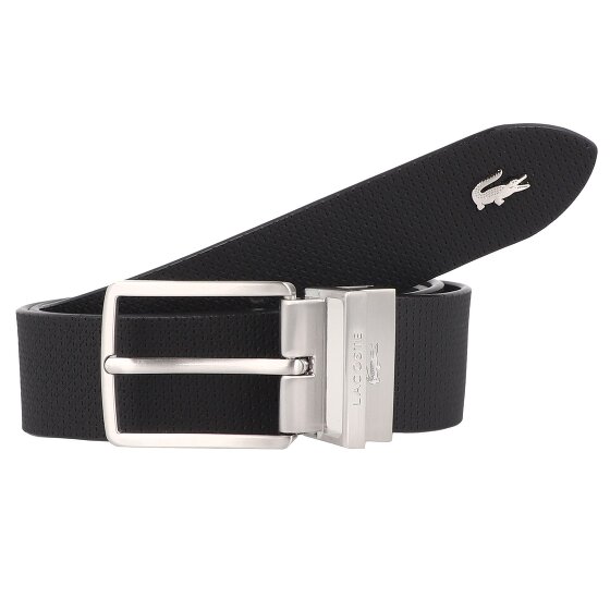 Lacoste Embossed Mono Box Reversible belt Leather