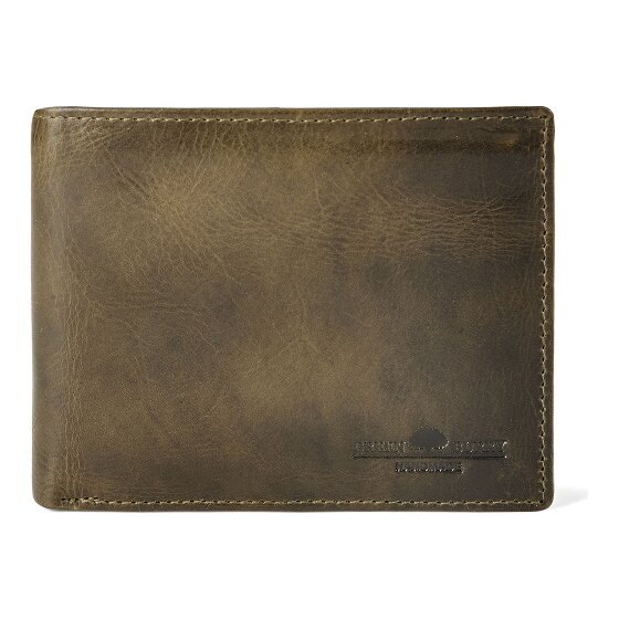 Greenburry Newport Wallet RFID protection Genuine Leather 12 cm