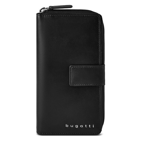 Bugatti Valencia Wallet RFID protection Genuine Leather 19 cm