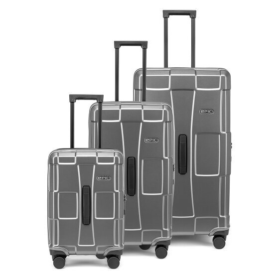 Epic Crate Trunks 4 wheels Suitcase set 3-piece