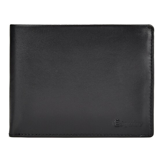Esquire Silk Wallet RFID protection Genuine Leather 12 cm