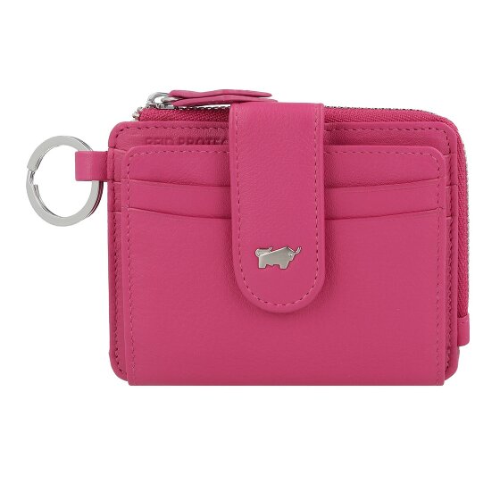 Braun Büffel Joy Credit card case RFID protection Leather 11 cm