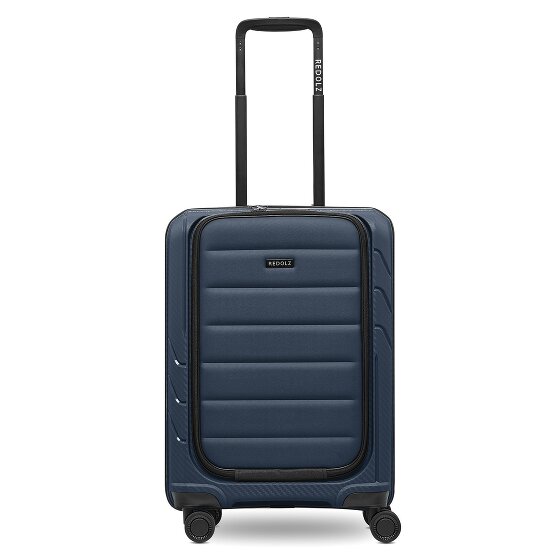 Redolz Essentials 17 4-wheel Cabin suitcase, 55 cm, with Soft-Pocket Laptop Compartment
