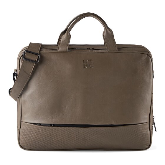 Harbour 2nd City Lights Briefcase Genuine Leather 40 cm Laptop compartment