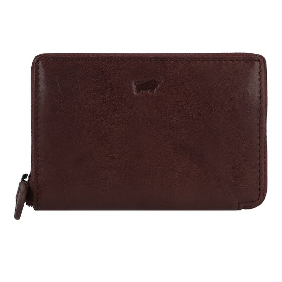 Braun Büffel Arezzo Credit card case RFID protection Leather 11.5 cm