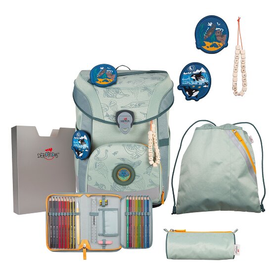 DerDieDas ErgoFlex Easy ECO School bag set 6-piece