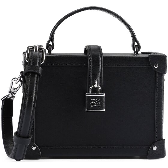 Karl Lagerfeld Autograph Mini Bag Handbag Genuine Leather 17.5 cm
