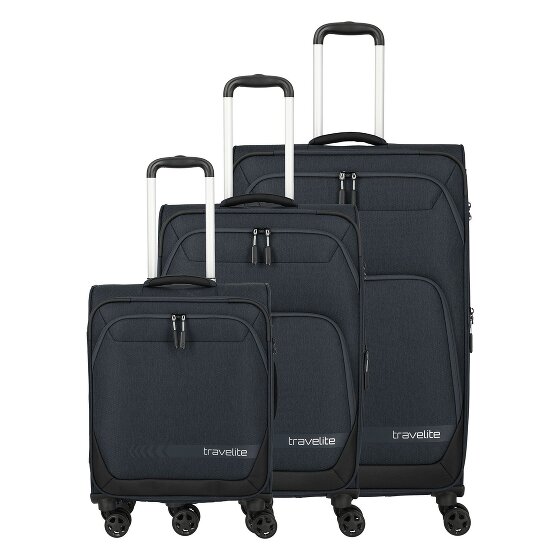 Travelite Kick Off 4 wheels Suitcase set 3-piece Expandable
