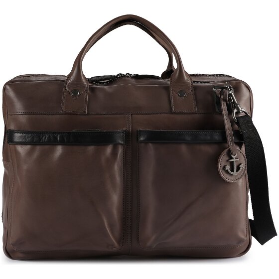 Harbour 2nd Urban Poets Briefcase Leather 50 cm Laptop compartment