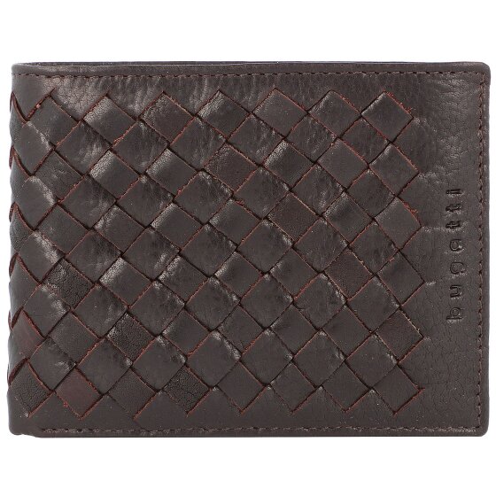 Bugatti Woven wallet leather 13 cm