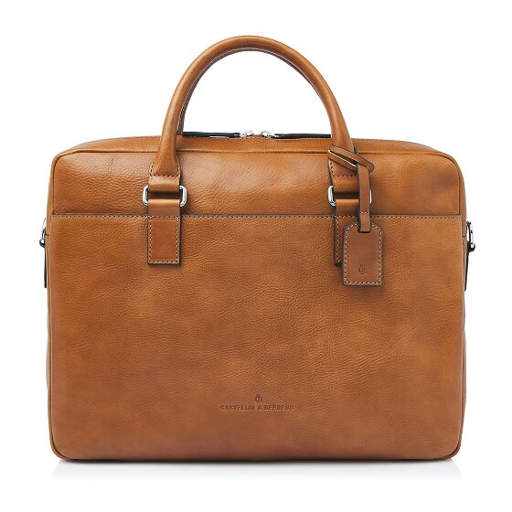 Castelijn & Beerens Peter Briefcase RFID protection Genuine Leather 40 cm Laptop compartment