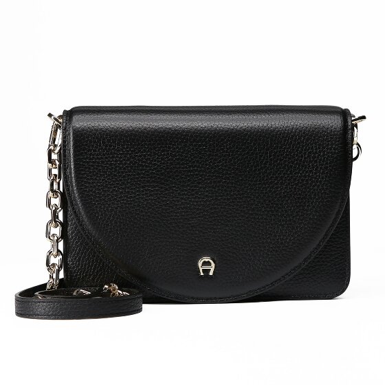 Aigner Shoulder bag RFID protection Leather 20 cm