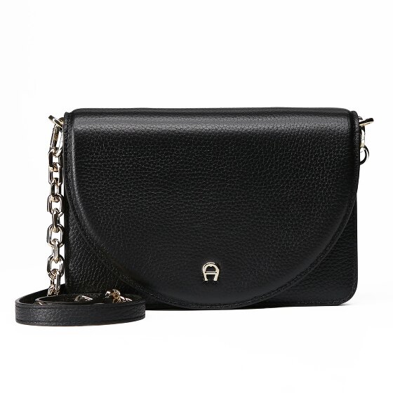 Aigner Shoulder bag RFID protection Leather 20 cm