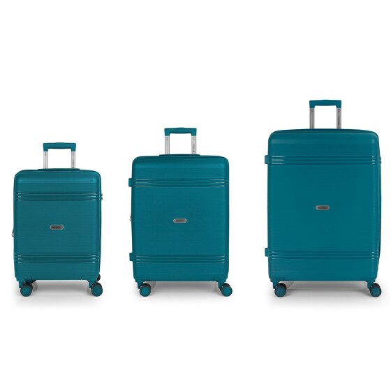 Gabol Saori 4 wheels Suitcase set 3-piece with expansion pleat