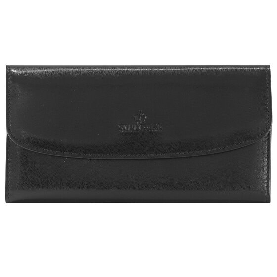Windrose Merino jewelry roll leather 20 cm